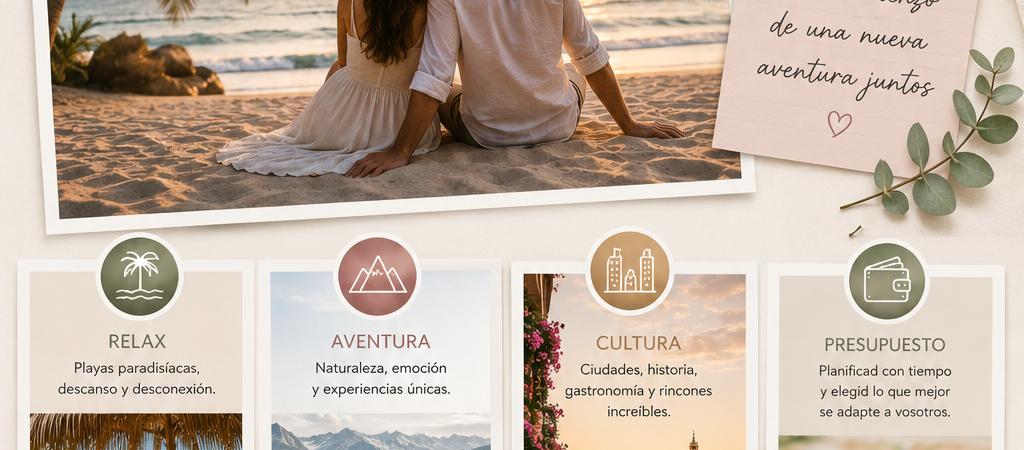 Luna de miel: cómo elegir el destino perfecto después de la boda
